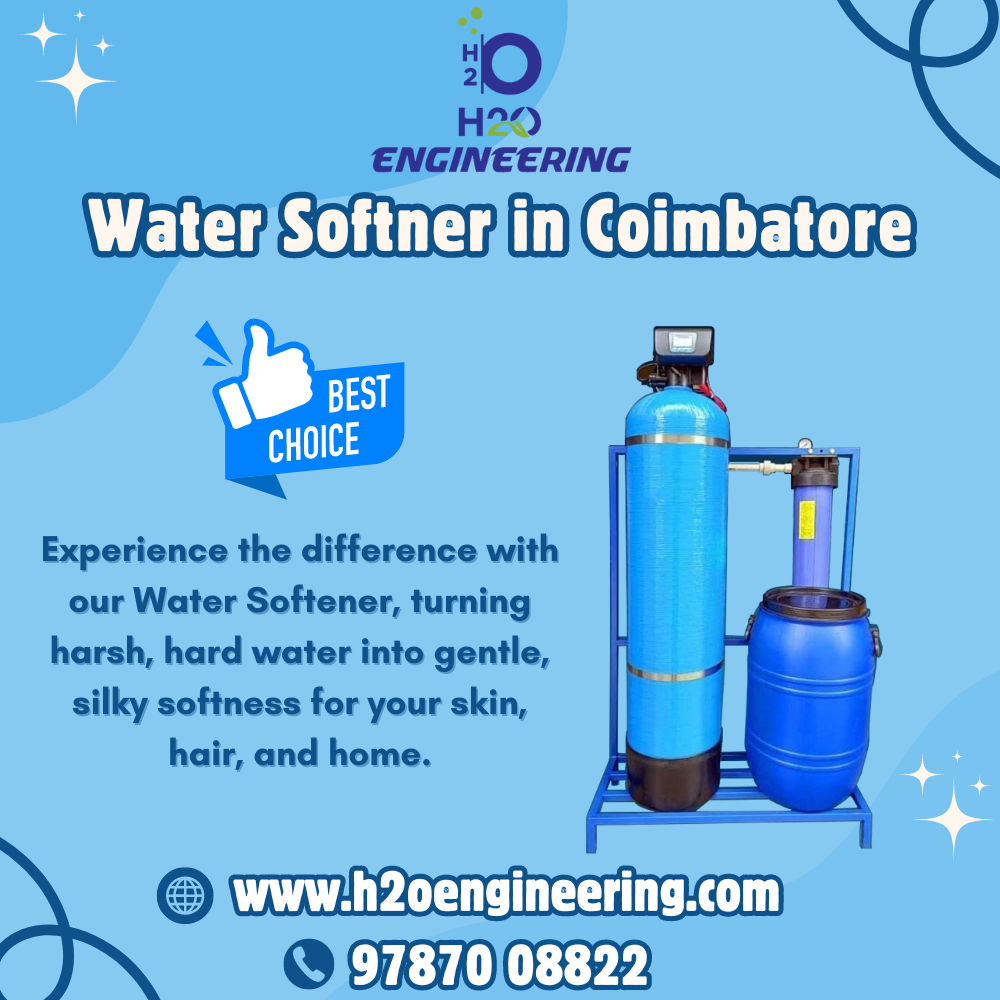 Water Softner in Coimbatore by H2O Engineering