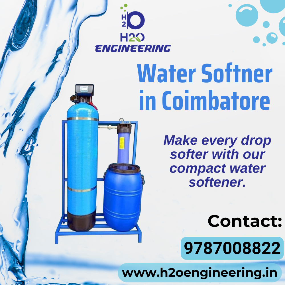 Best Water Softner in Coimbatore by H20 Engineering