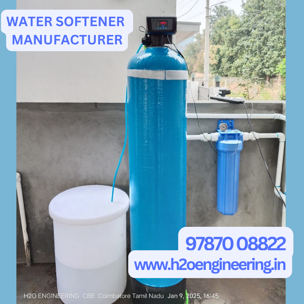 Water Softener in Coimbatore by H2O Engineering.