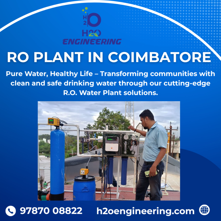 RO Plant Installation in Coimbatore