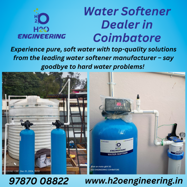 Water Softener Manufacturer in Coimbatore