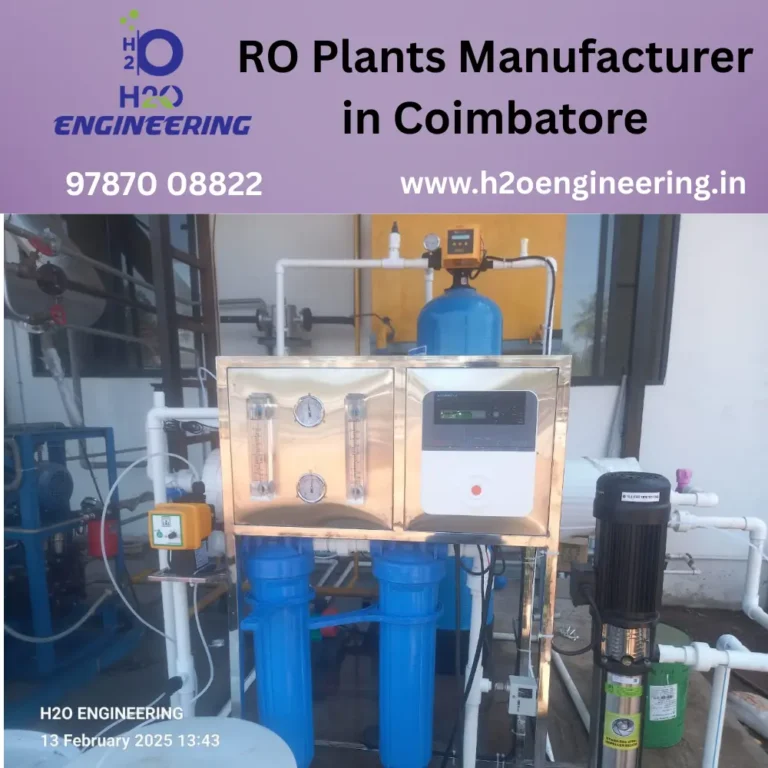 RO Plants Manufacturer in Coimbatore