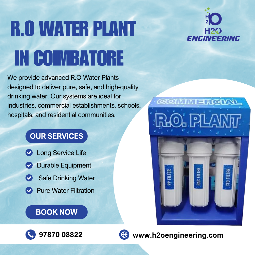RO Water Plant Dealers in Coimbatore